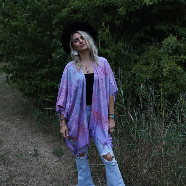 Kimono wild fiolet